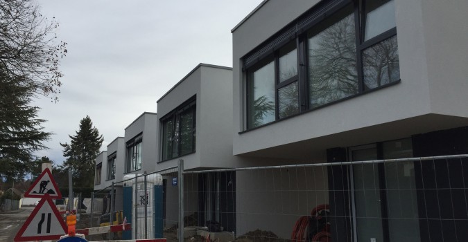Thônex – 5 maisons : Finitions en cours