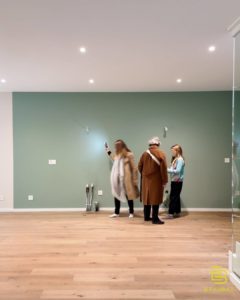 Famille dans la cuisine