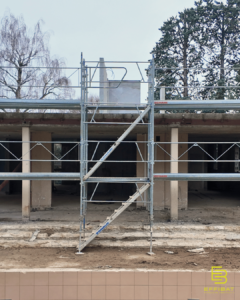 les murs extérieur dénudés