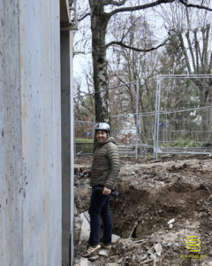 Chef de projet Titouan est fier de travailler sur cette rénovation