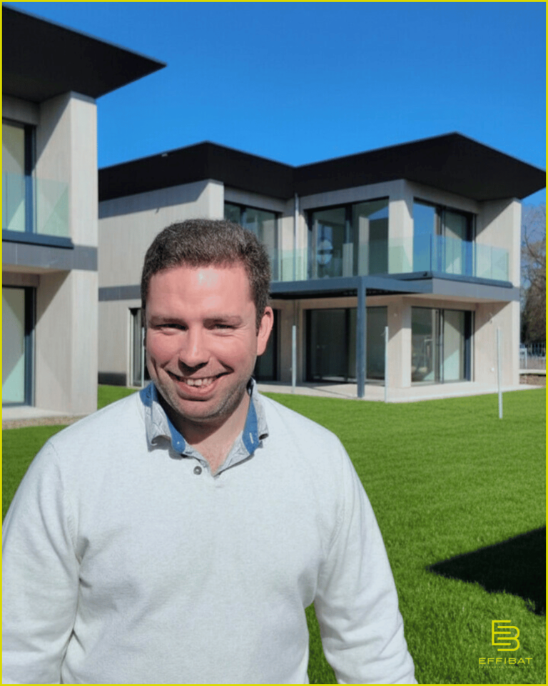 Damien smiling, our conducteur de travaux