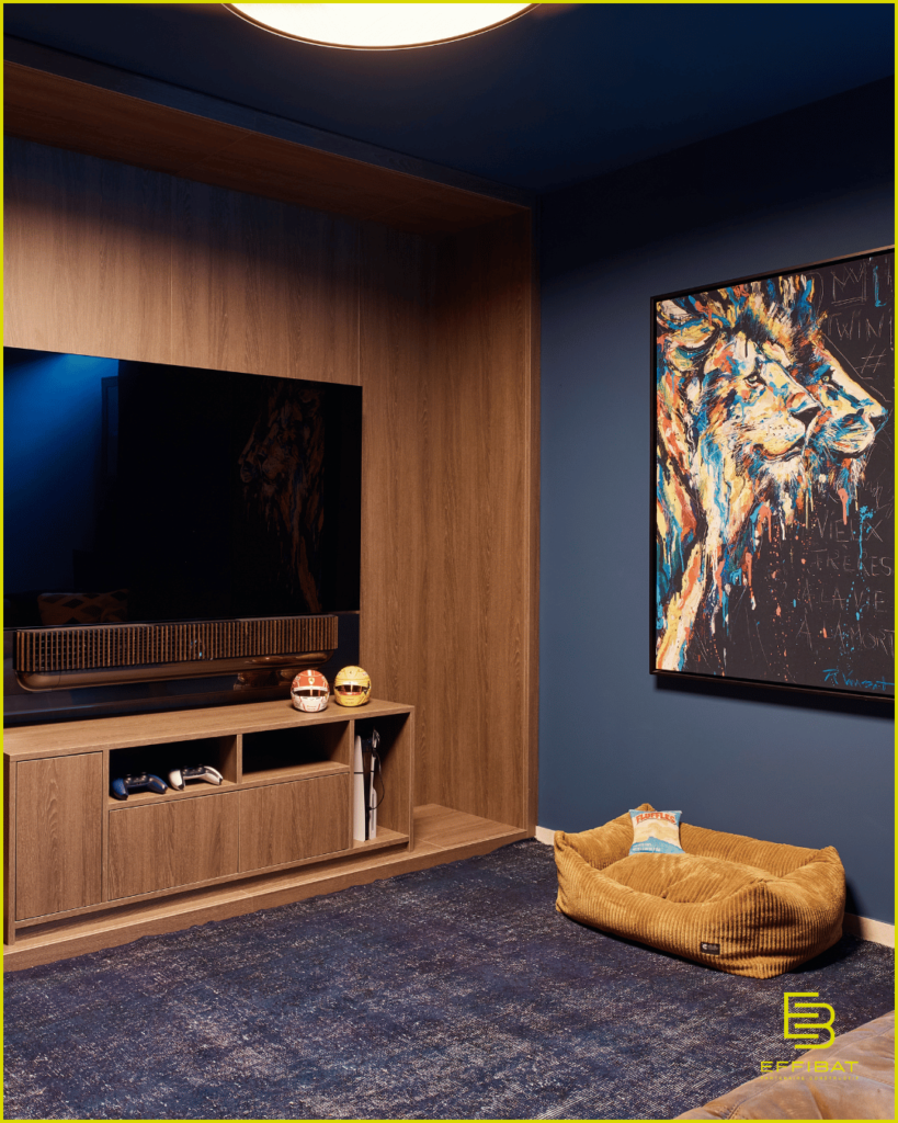 Peinture sur un mur d'un lion