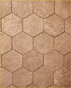carrelages en forme hexagone
